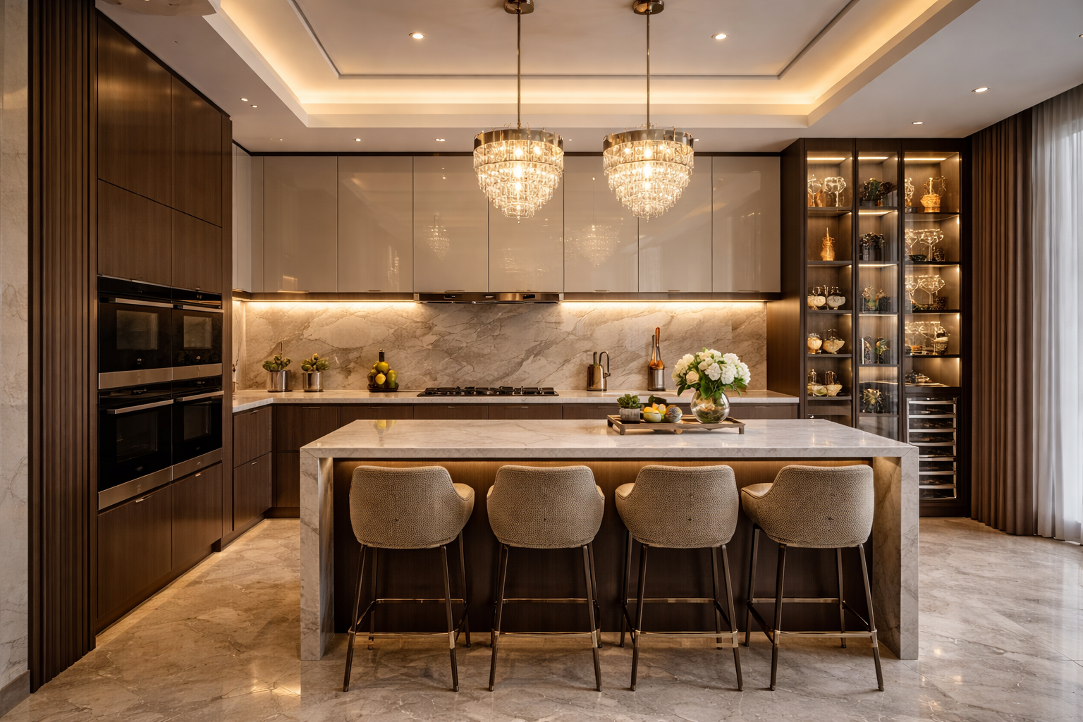 Premium modular kitchen by SuCasa Lux